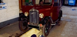 working on the Austin 7